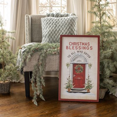 Christmas Blessings Framed Holiday Sign