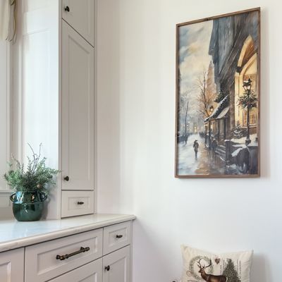 Christmas City Framed Wall Art