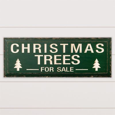 Christmas Trees For Sale Carved Wood Sign