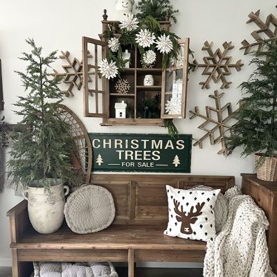 Christmas Trees For Sale Carved Wood Sign