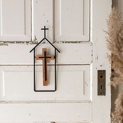 Church House Framed Cross Wall Decor