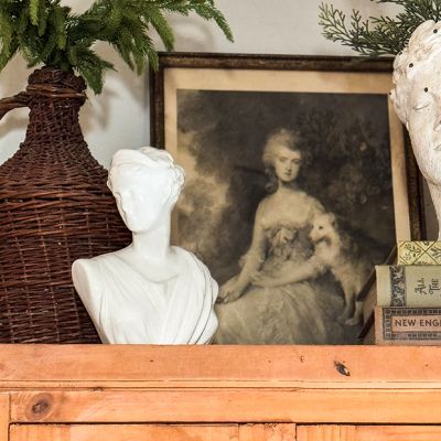 Classic Ceramic Female Bust Statue