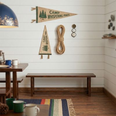 Classic Charms Wood Trestle Bench