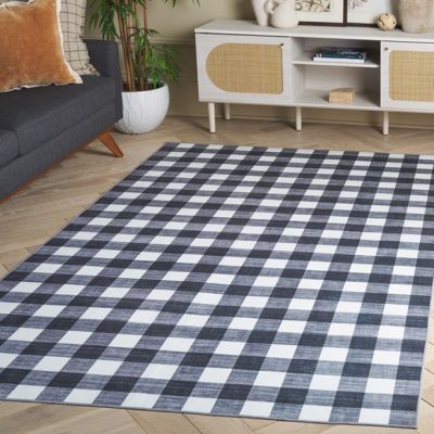Classic Check Farmhouse Area Rug