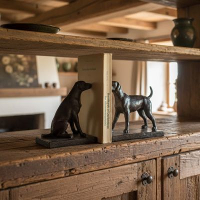 Classic Dog Bookends