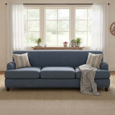 Classic Elegance Upholstered Sofa
