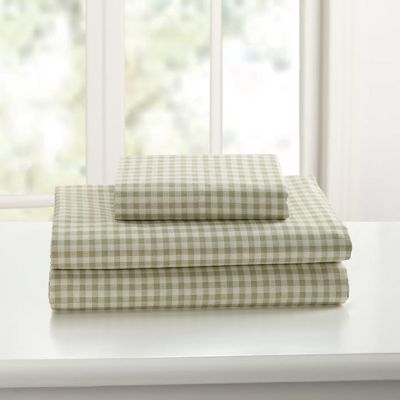 Classic Gingham Print Sheet Set