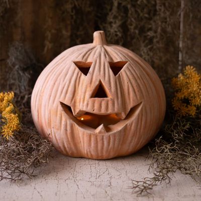 Classic Jack Terracotta Luminary