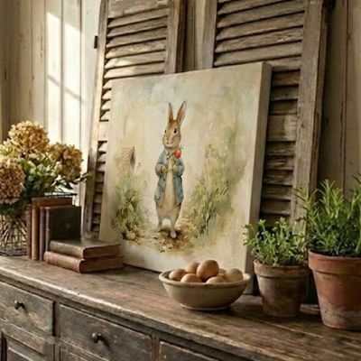 Classic Peter Rabbit Canvas Wall Art