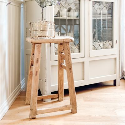 Classic Primitive Wooden Stool