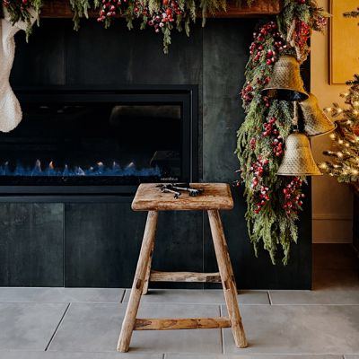 Classic Primitive Wooden Stool