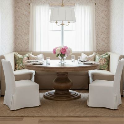 Classic Round Pedestal Dining Table