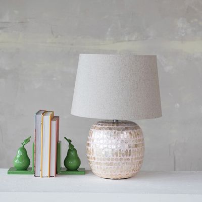 Coastal Chic Capiz Table Lamp