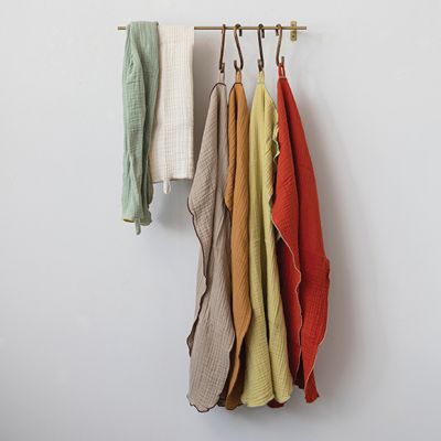 Colorful Double Cotton Tea Towel Set of 6