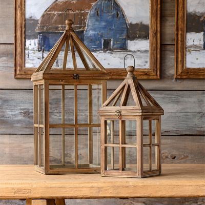 Conservatory Box Display Lantern Set of 2