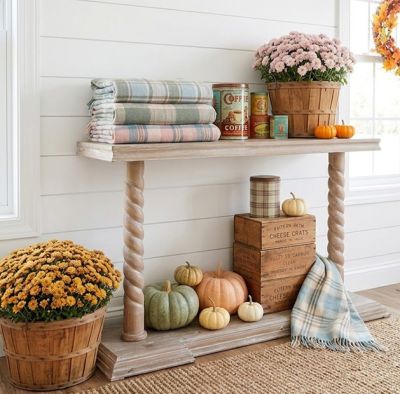 Console Table With Carved Legs