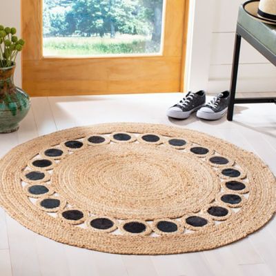 Contemporary Round Jute Rug