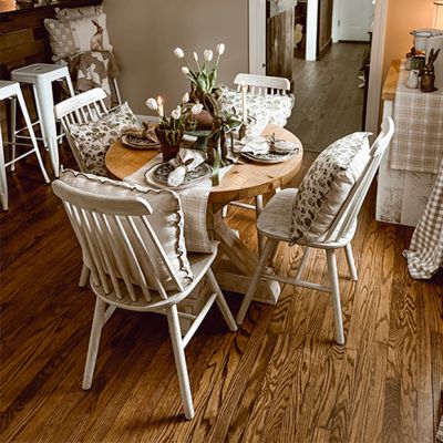 Cottage Farmhouse Spindle Back Dining Chair