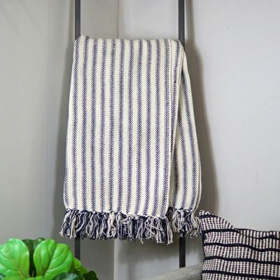 Cotton Classic Striped Throw Blanket