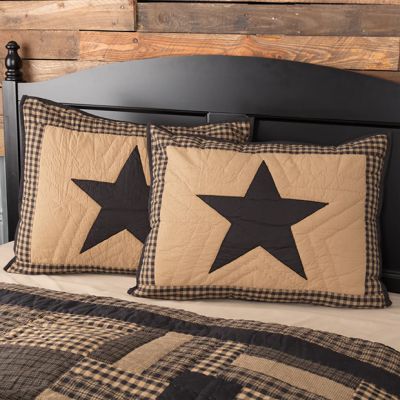 Country Check Star Sham Standard