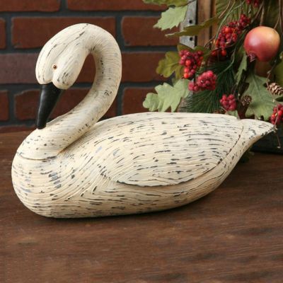 Country Cottage Bent Neck Swan