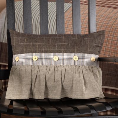 Country Cottage Ruffled Accent Pillow