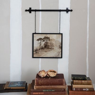 Country Estate Landscape Hanging Framed Wall Art