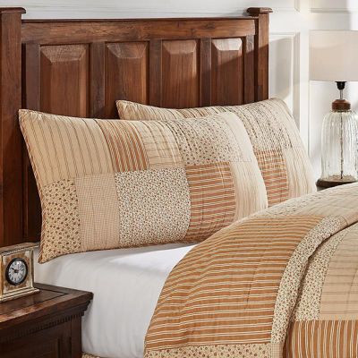 Country Floral Patchwork Sham King