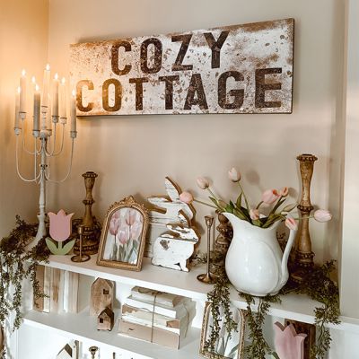 Cozy Cottage Canvas Wall Art