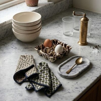 Cozy Cottage Woven Dish Cloth Set of 6