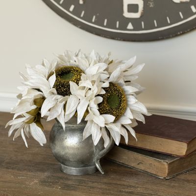 Creamy Classic Sunflower Pick