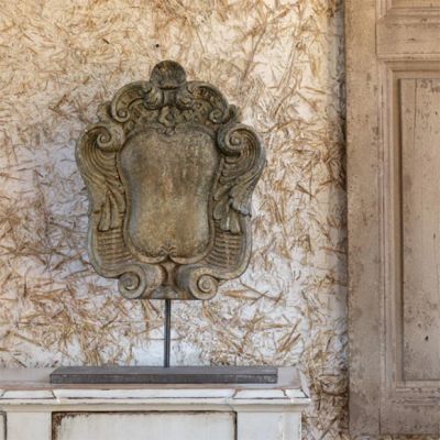 Crest on Stand Tabletop Decor