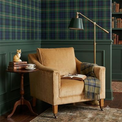 Cushioned Camel Arm Chair With Casters