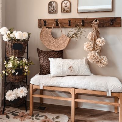 Cushioned Classics Farmhouse Seat Bench