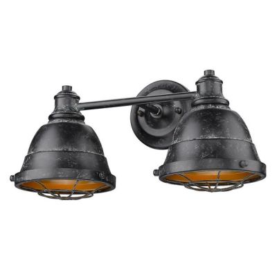Black Patina 2 Light Bath Vanity
