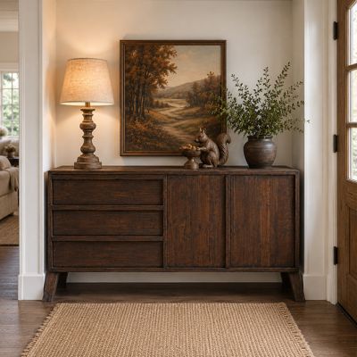 Dark Wood Surrey Sideboard
