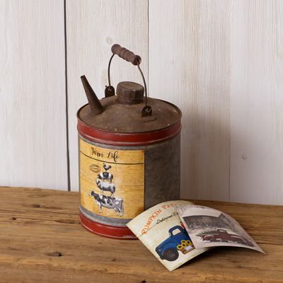 Decorative Oil Can With Interchangeable Magnets