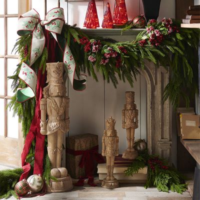 Deck The Halls Natural Nutcracker