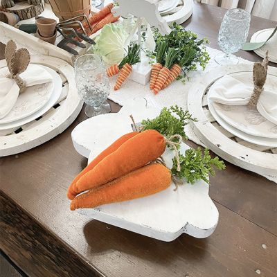 Decorative Bag of Velvet Carrots