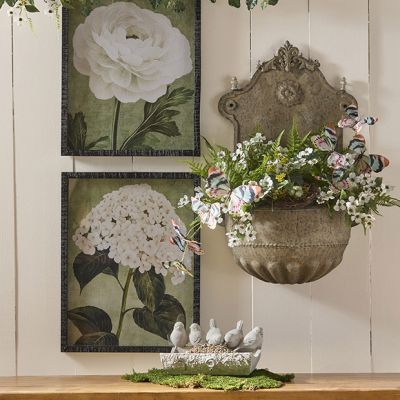 Decorative Bronzed Fountain Wall Planter