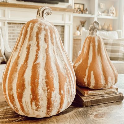 Decorative Clay Pumpkin Gourd