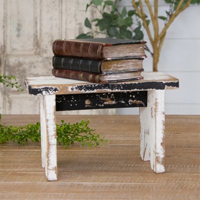 Decorative Faux Antiqued Book Stack