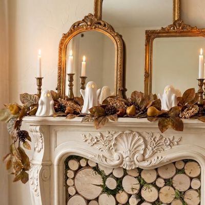 Decorative Faux Pears and Pomegranates Garland