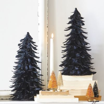 Decorative Feather Tree Set of 2