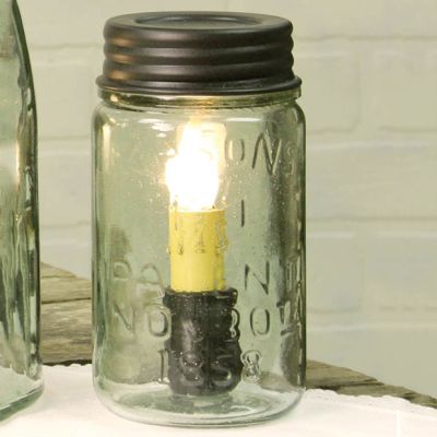 Decorative Glass Mason Jar Lamp