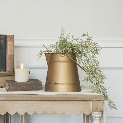Decorative Gold Garden Pitcher Vase