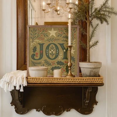Decorative Joy Framed Wall Art