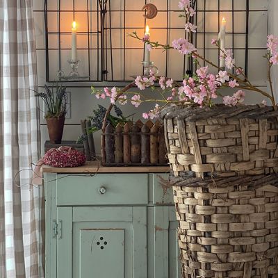 Decorative Mediterranean Picking Basket