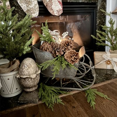 Decorative Metal Christmas Sleigh