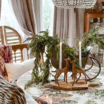 Decorative Metal Christmas Sleigh